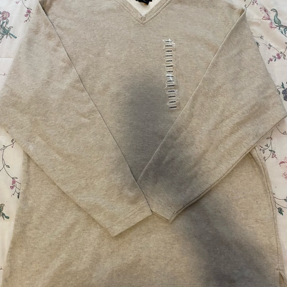 BRAND NEW NWT cream sweater pullover mens - Picture 3 of 3
